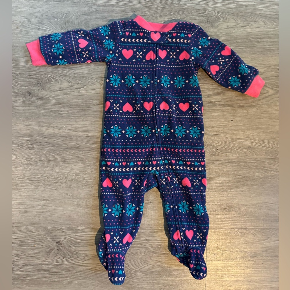 Comfy Footed Sleeper 9 Months Girls